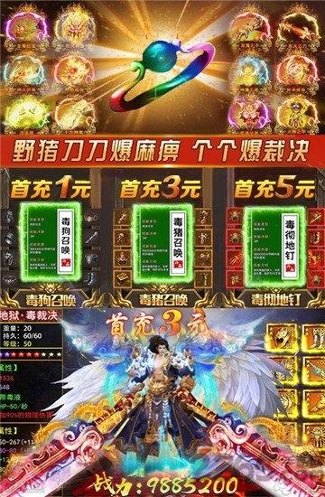 石墓烧猪爆麻痹满v版(暂未上线),石墓烧猪爆麻痹,传奇手游,热血手游